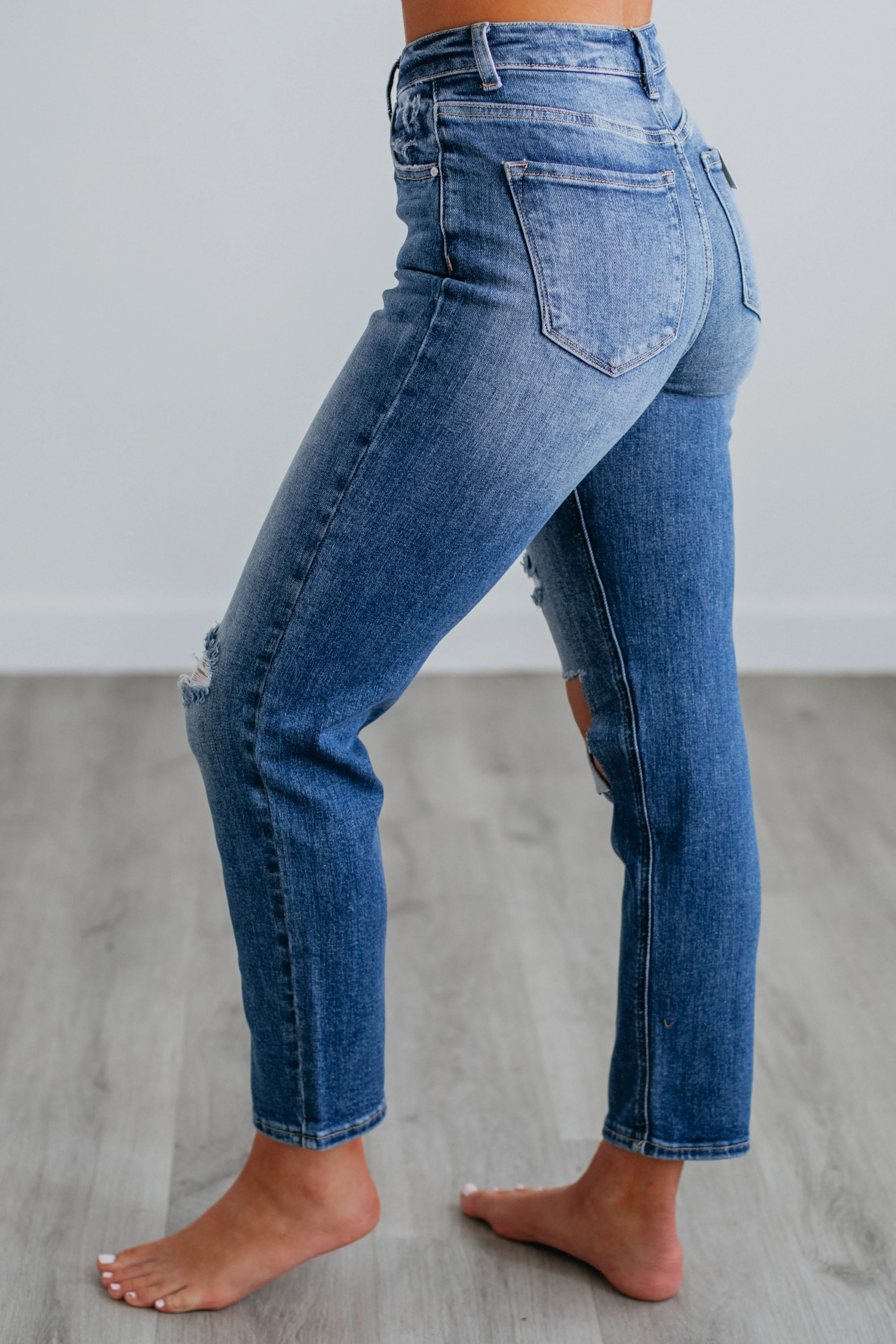 Beau Risen Jeans - Medium Wash,Jeans Women