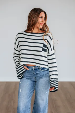 Bekah Striped Sweater,Women Sweater