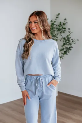 Berlin Sweatshirt - Chambray,Women Sweater