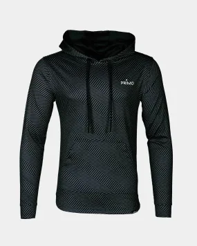 Black Chevron Golf Hoodie,Men