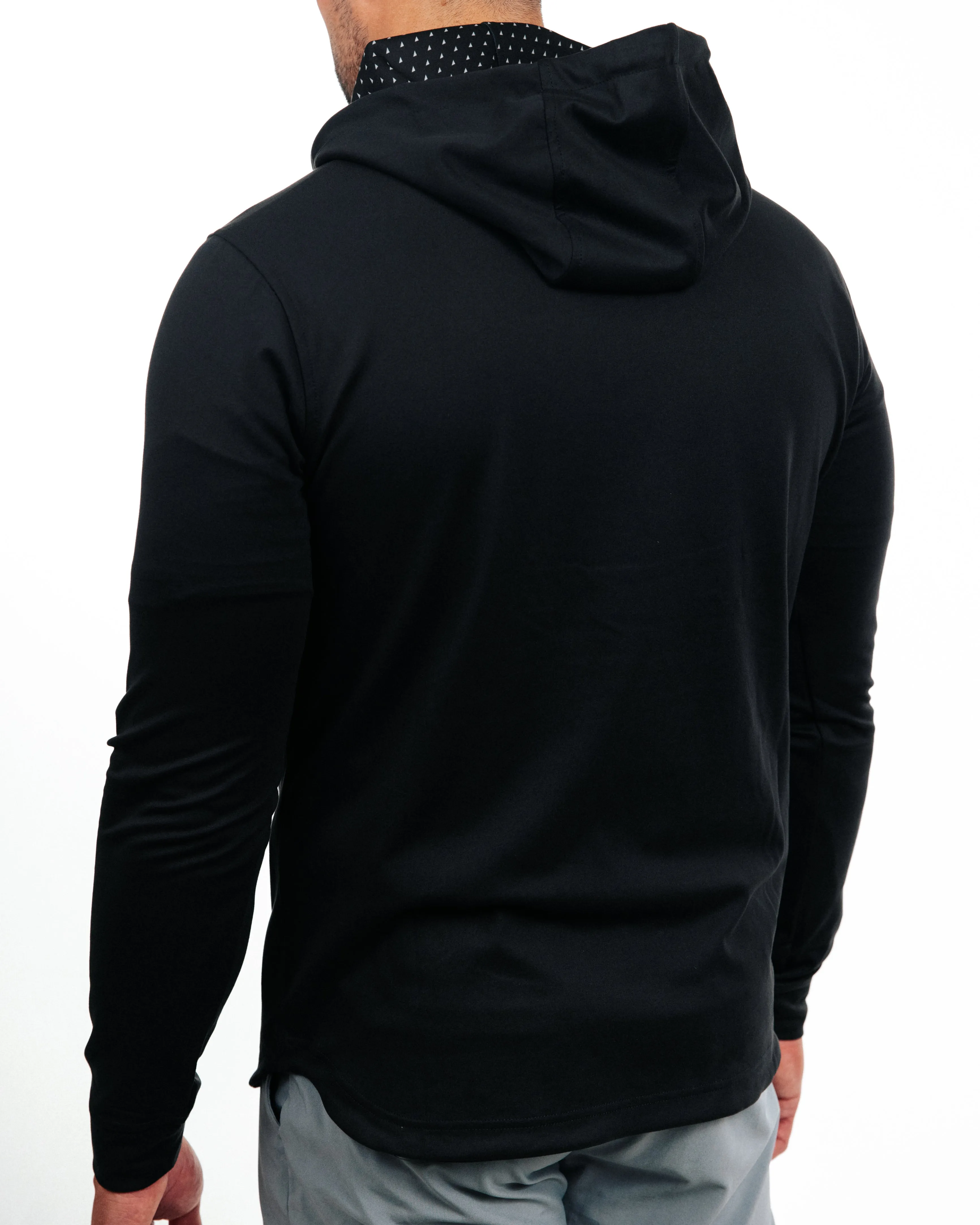Black Golf Hoodie,Men