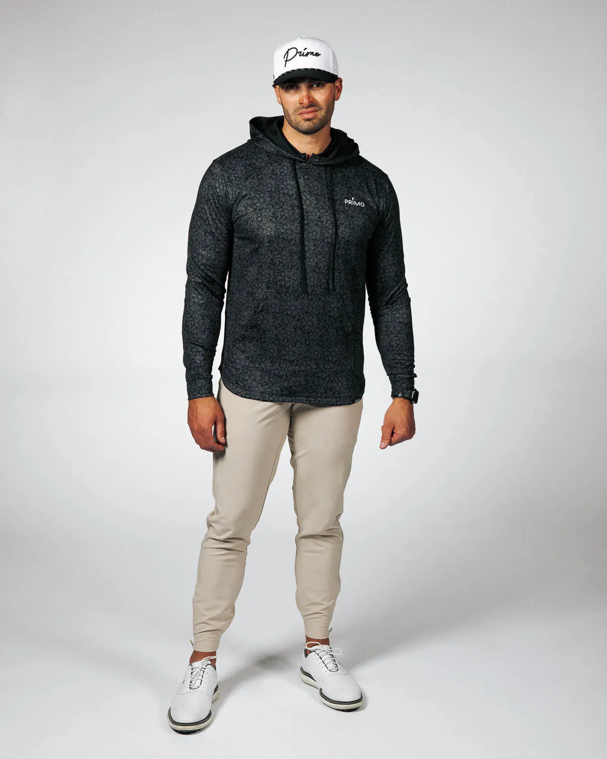 Black Sunflower Golf Hoodie,Men