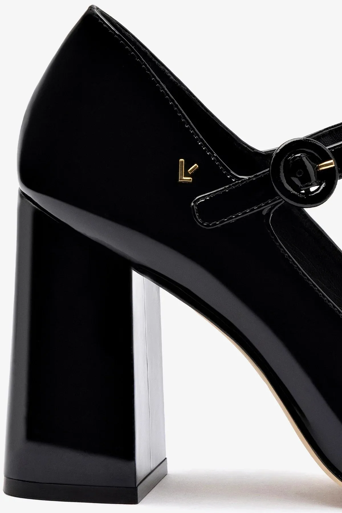 Blair Hi Pump In Black Patent Leather,Women Heel