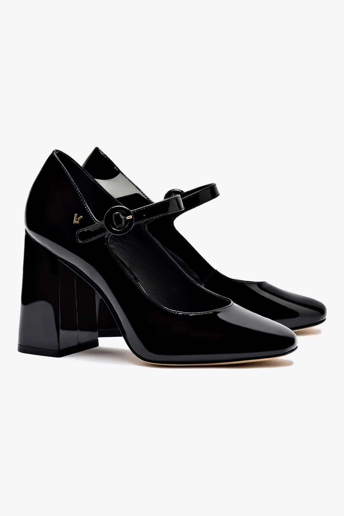 Blair Hi Pump In Black Patent Leather,Women Heel