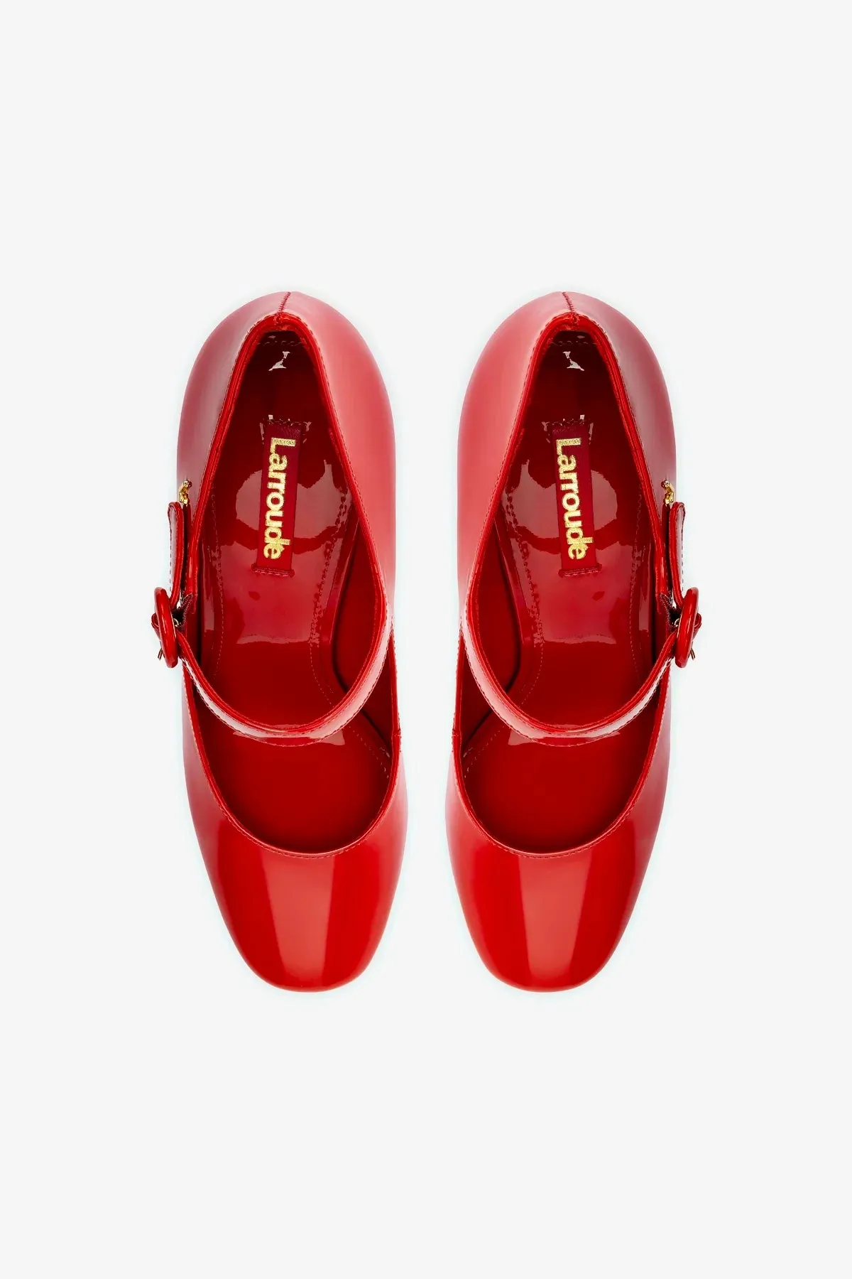 Blair Hi Pump In Scarlet Patent Leather,Women Heel
