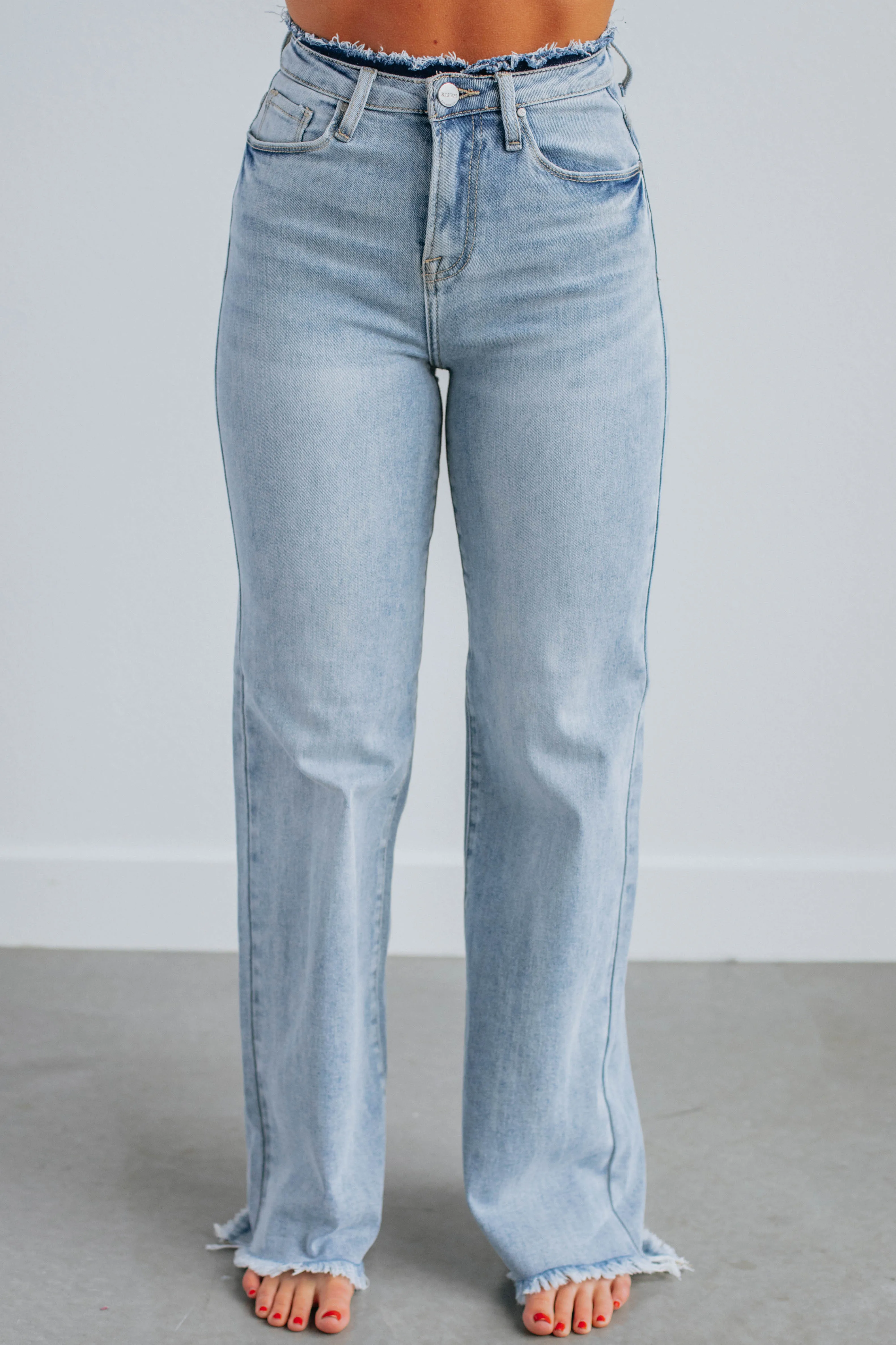 Blaire Risen Jeans - Light Wash,Jeans Women