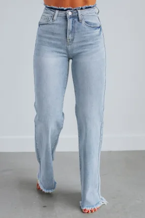 Blaire Risen Jeans - Light Wash,Jeans Women