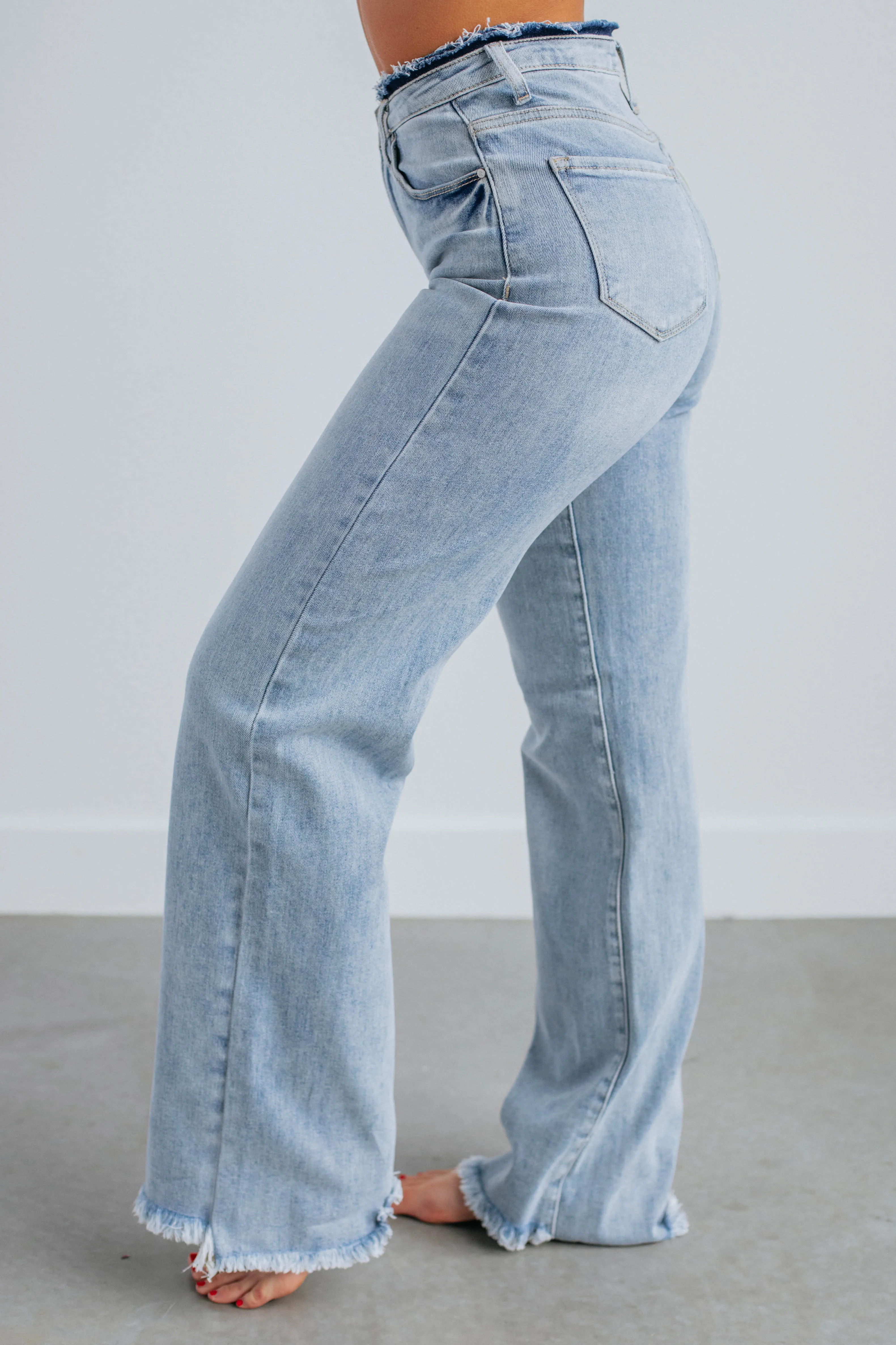 Blaire Risen Jeans - Light Wash,Jeans Women