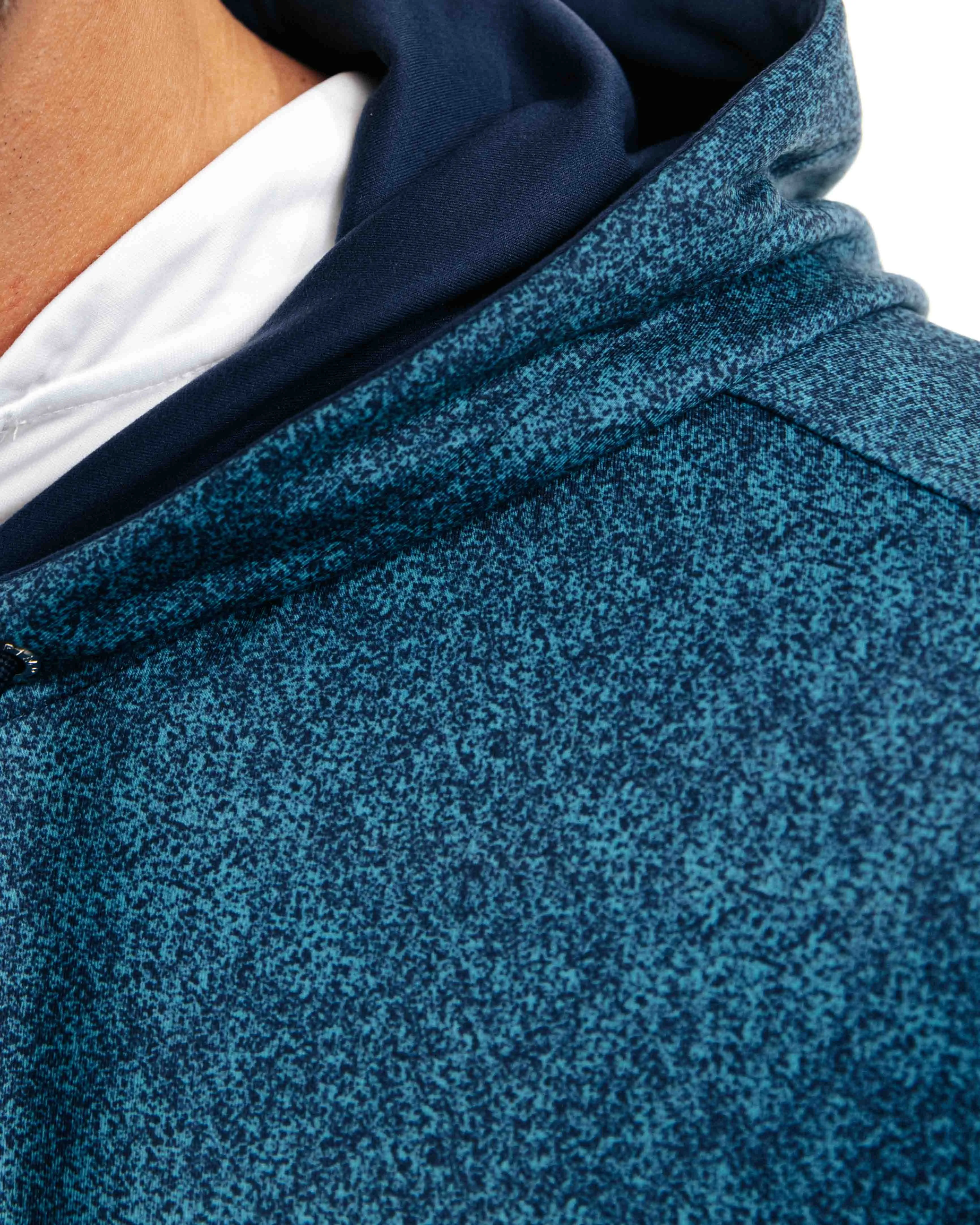 Blue Static Golf Hoodie,Men