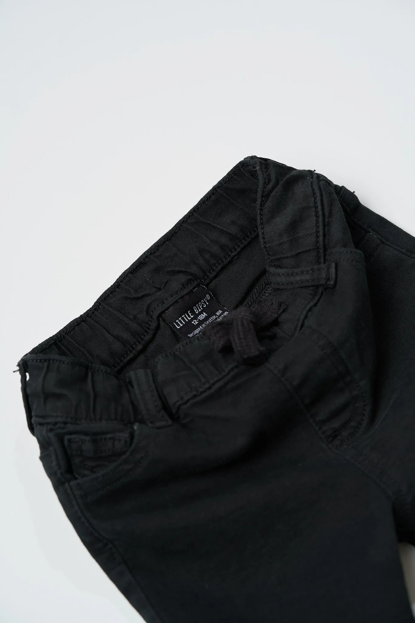 Boys Denim Short - Black Wash,Kids