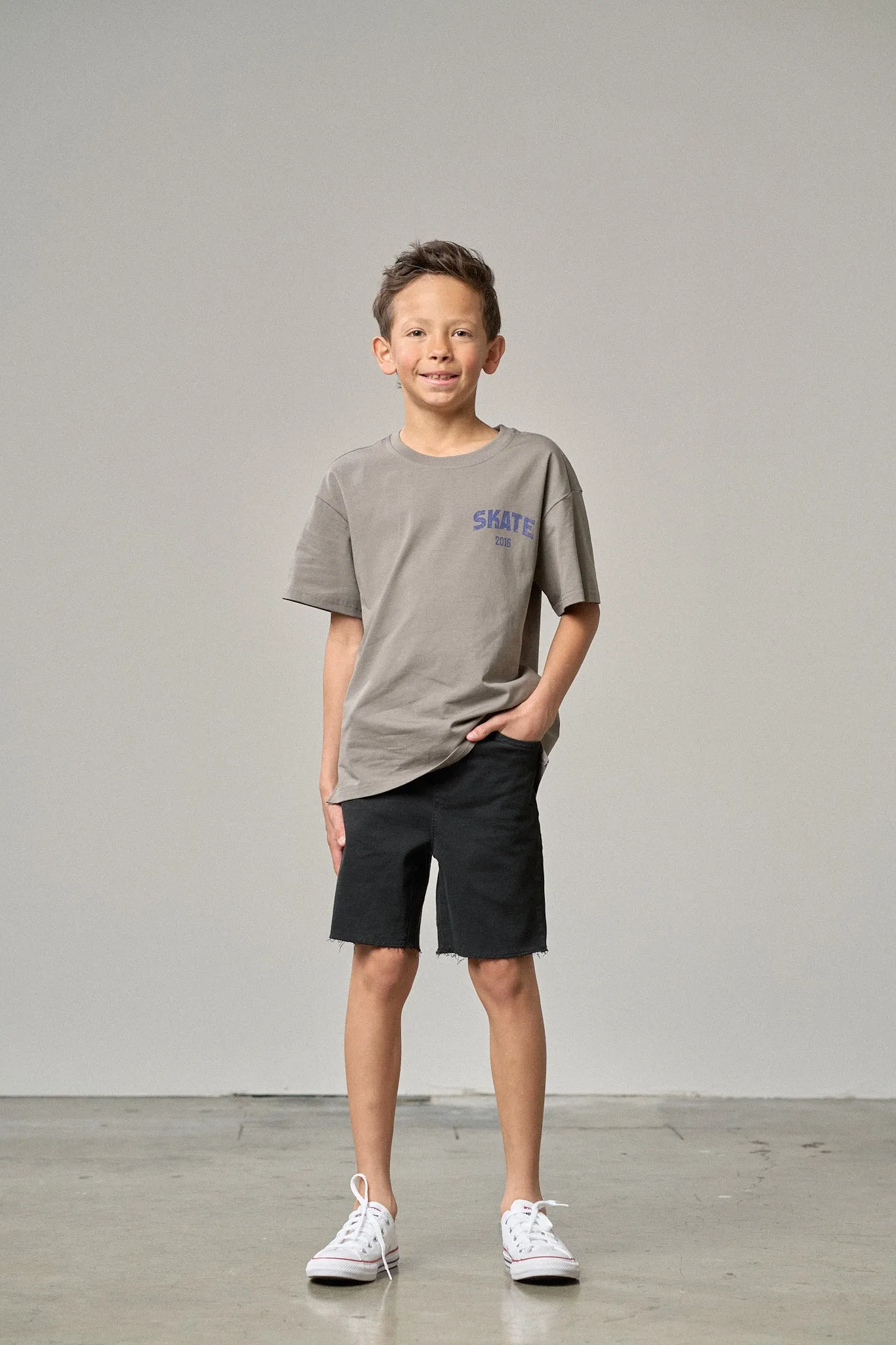 Boys Denim Short - Black Wash,Kids