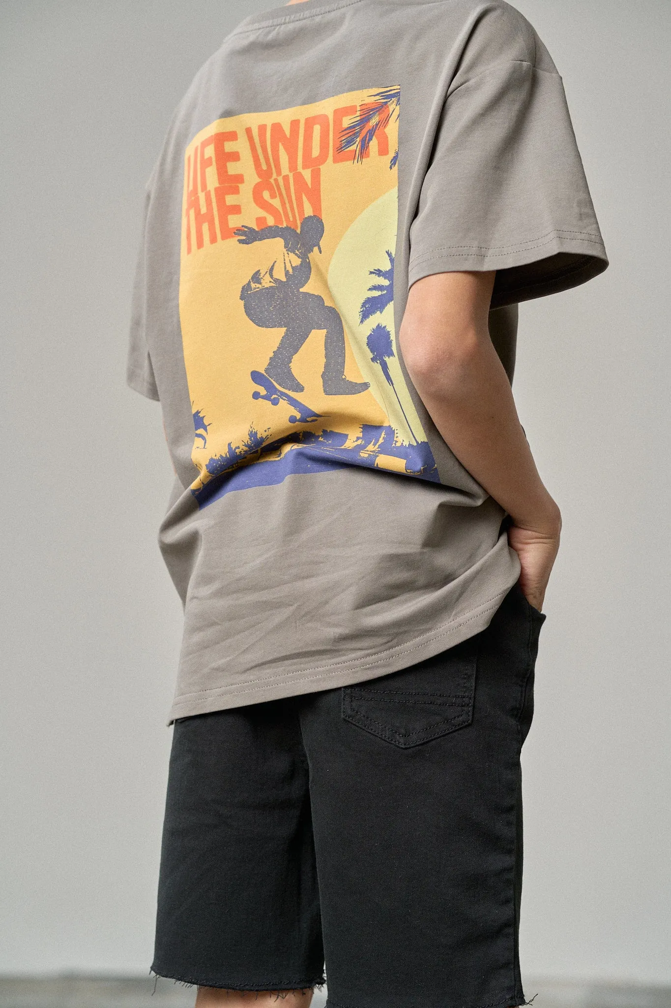 Boys Denim Short - Black Wash,Kids