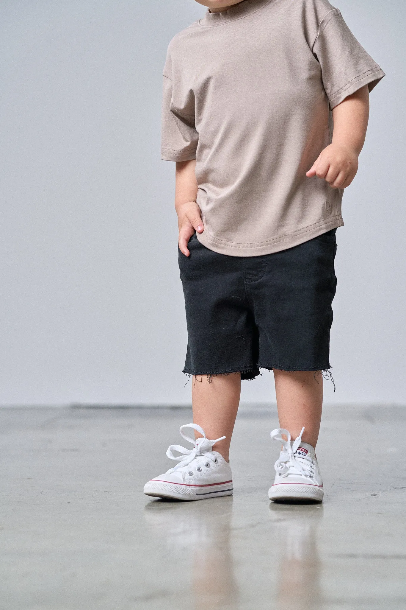 Boys Denim Short - Black Wash,Kids