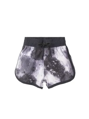Boys Swim Short - Monochrome Watercolor,Kids