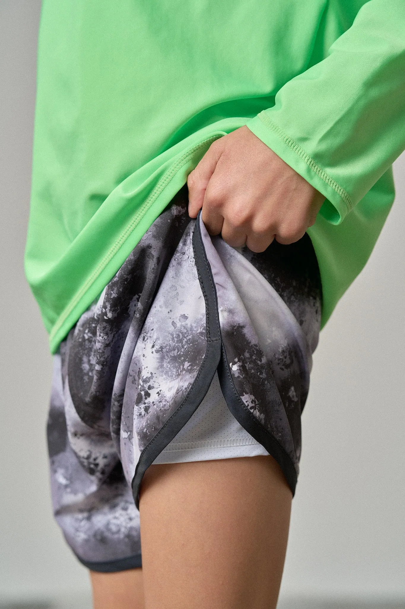 Boys Swim Short - Monochrome Watercolor,Kids
