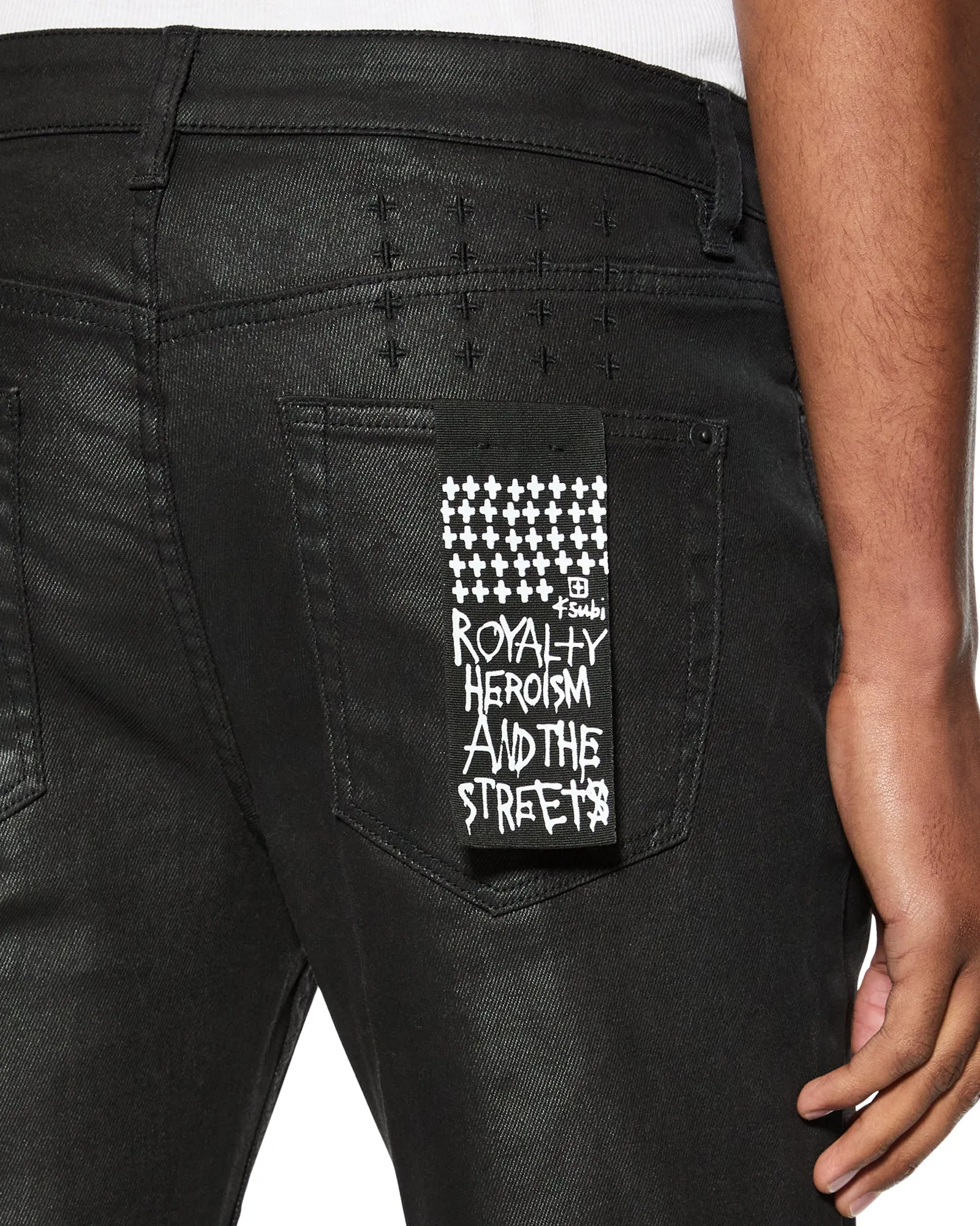 BRONKO BLACK WAX,Jeans