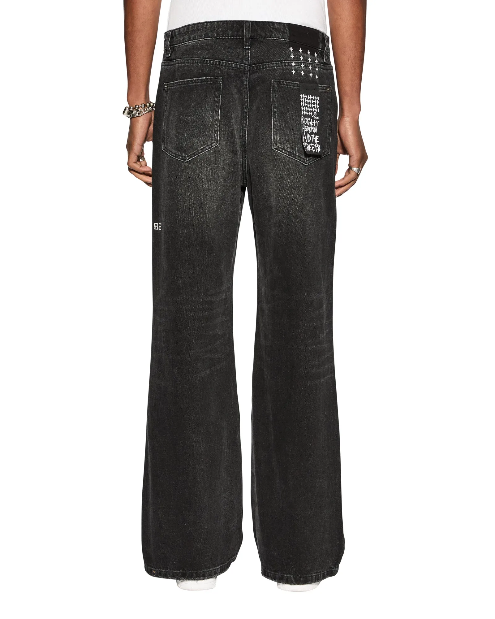 BRONKO EMBLEM BLACK,Jeans