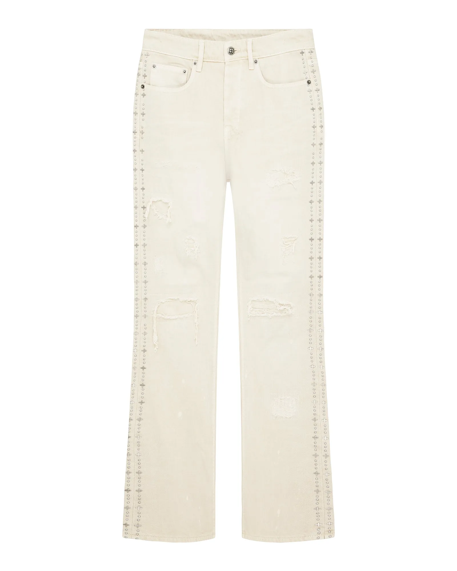 BRONKO IVORY TRASHED,Jeans