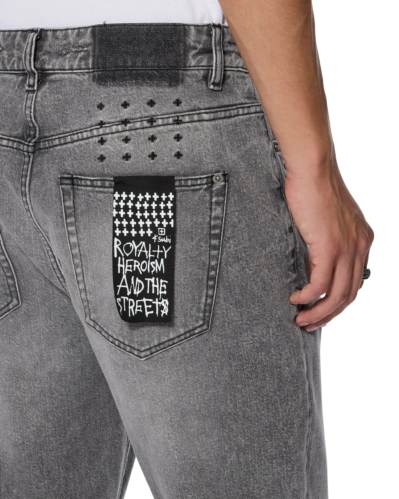 BRONKO SMOKE TRASHED,Jeans