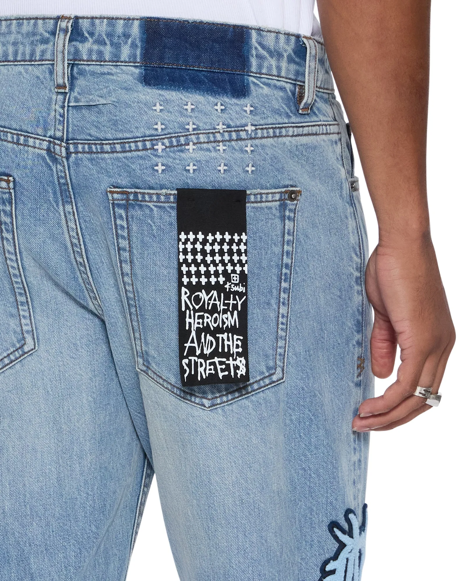BRONKO STRIKER PATCHED,Jeans