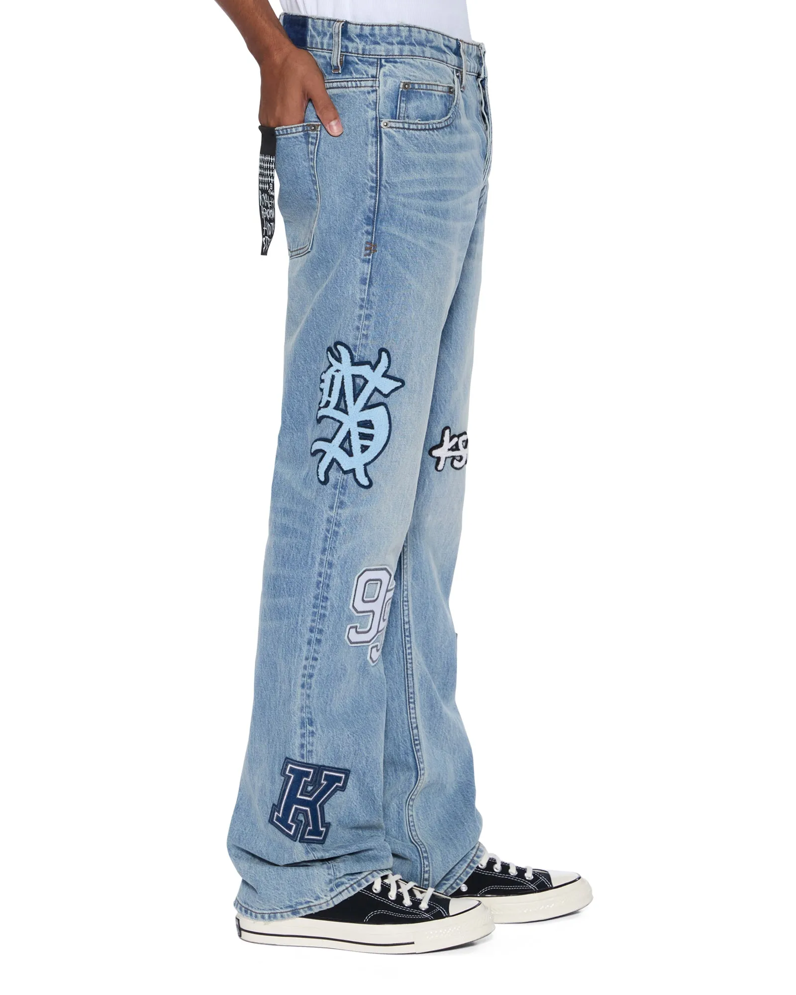 BRONKO STRIKER PATCHED,Jeans