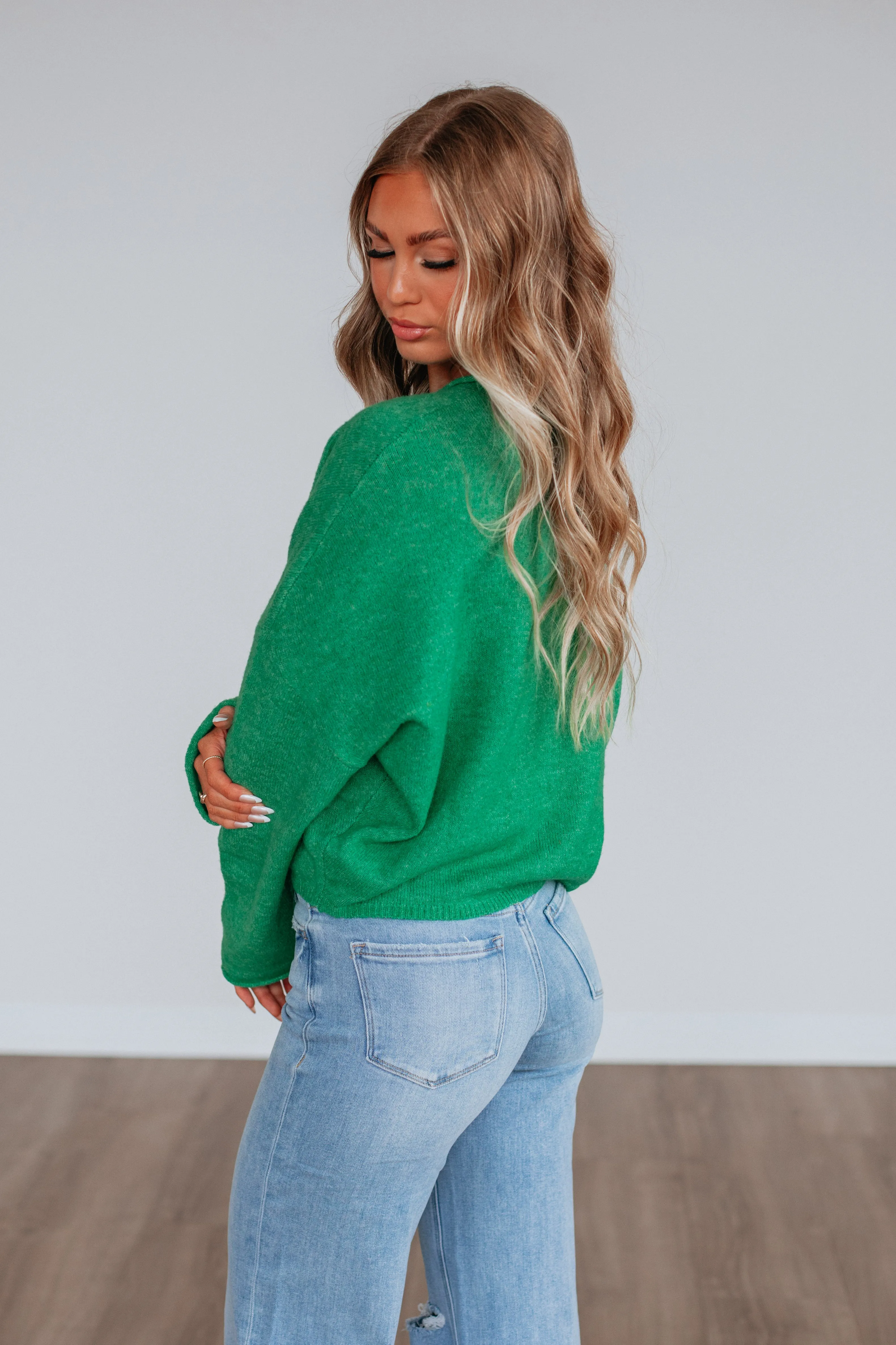 Brooke Cardigan - Kelly Green,Women Sweater