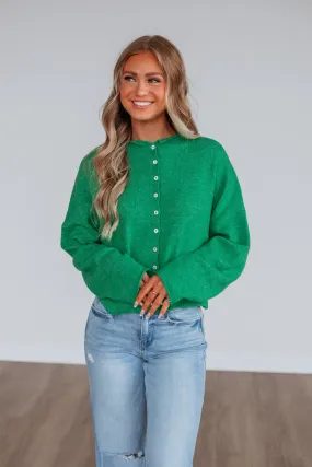 Brooke Cardigan - Kelly Green,Women Sweater
