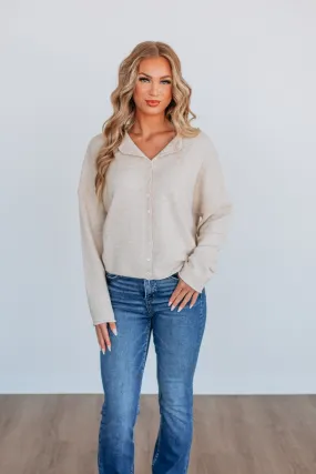 Brooke Cardigan - Natural,Women Sweater