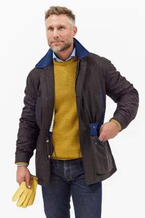 Brown Wool Ralph Coat,Men