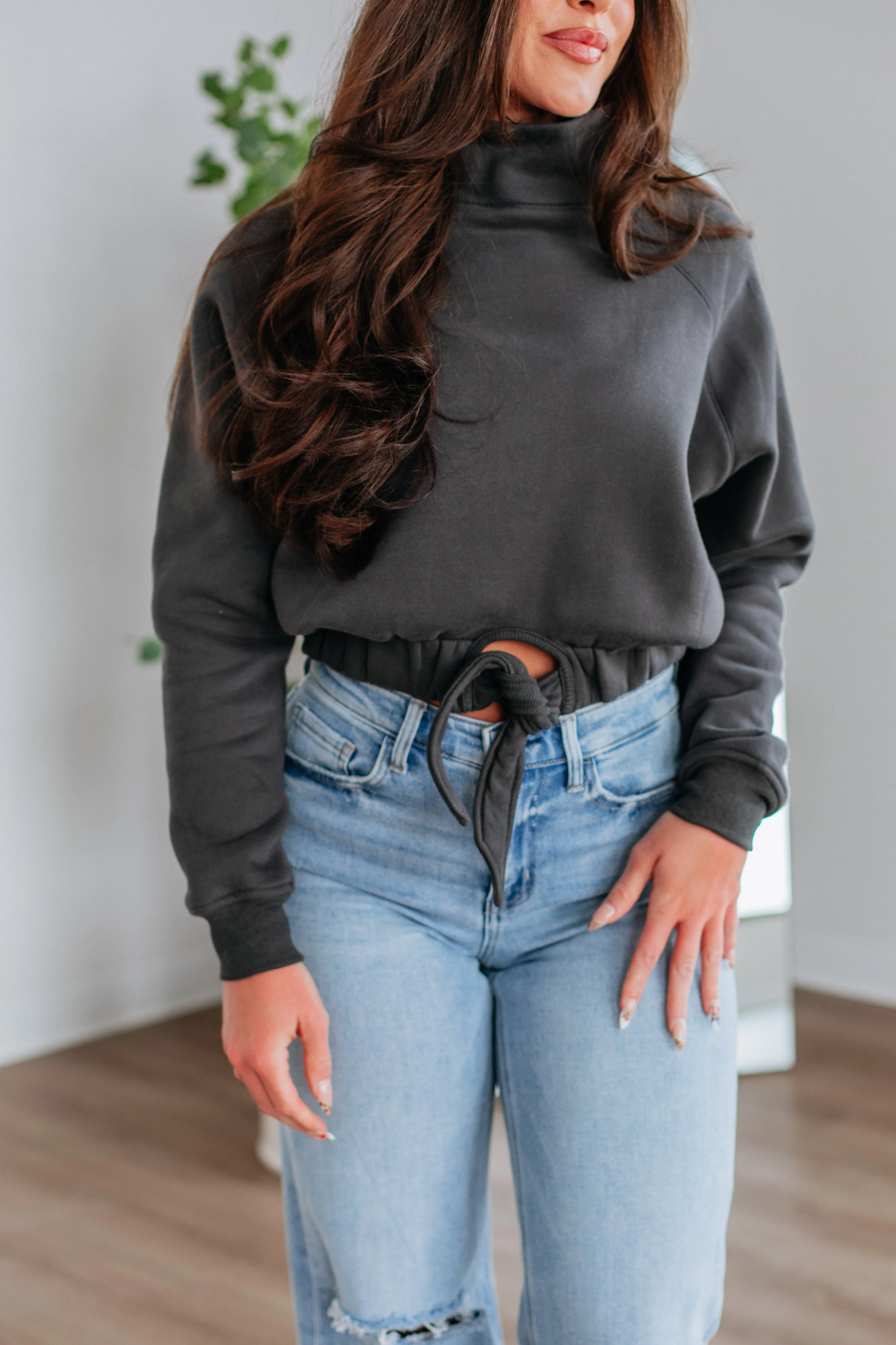 Bryanne Sweatshirt - Vintage Black,Women Sweater