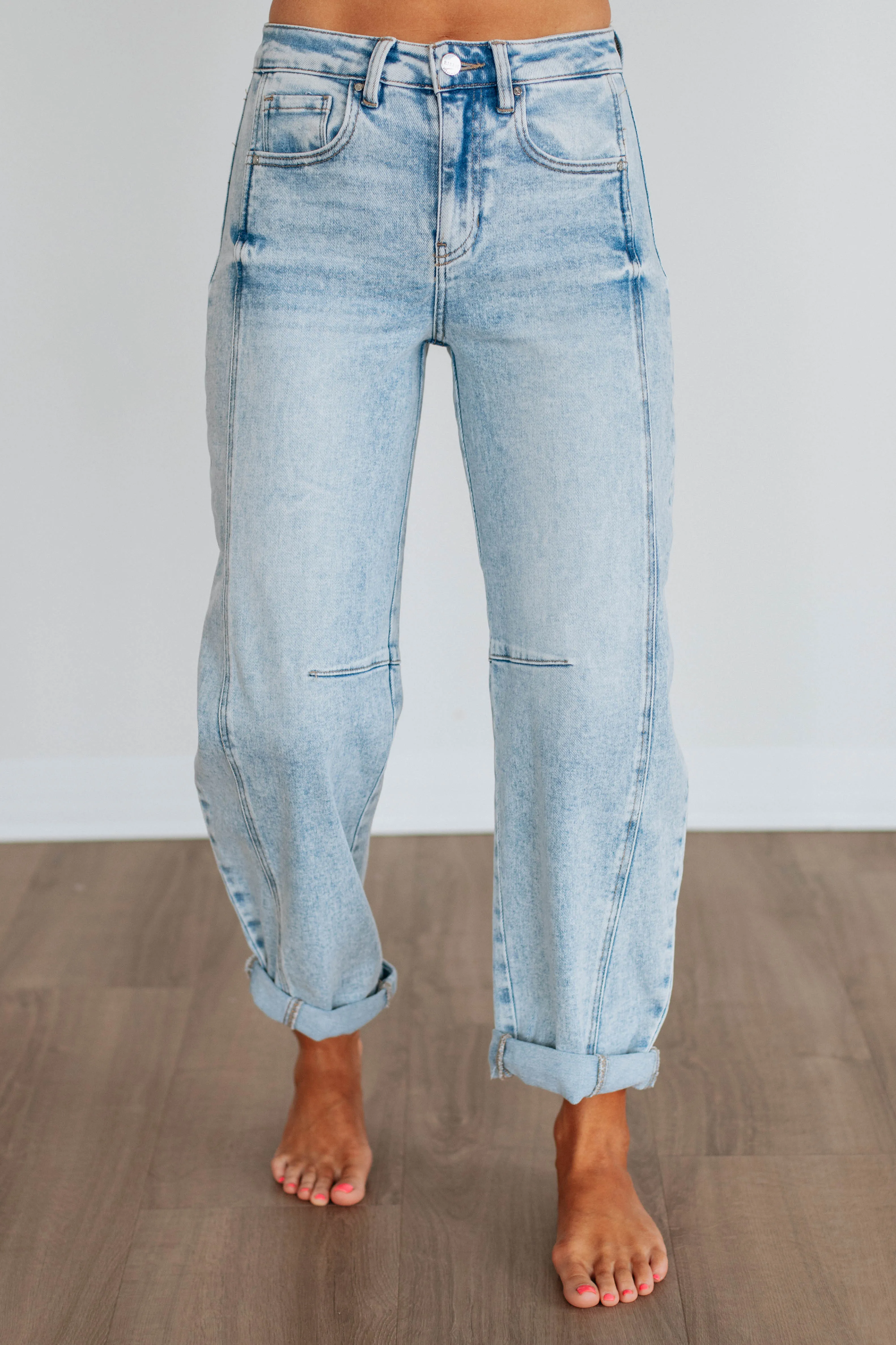 Caleb Risen Jeans - Light Wash,Jeans Women