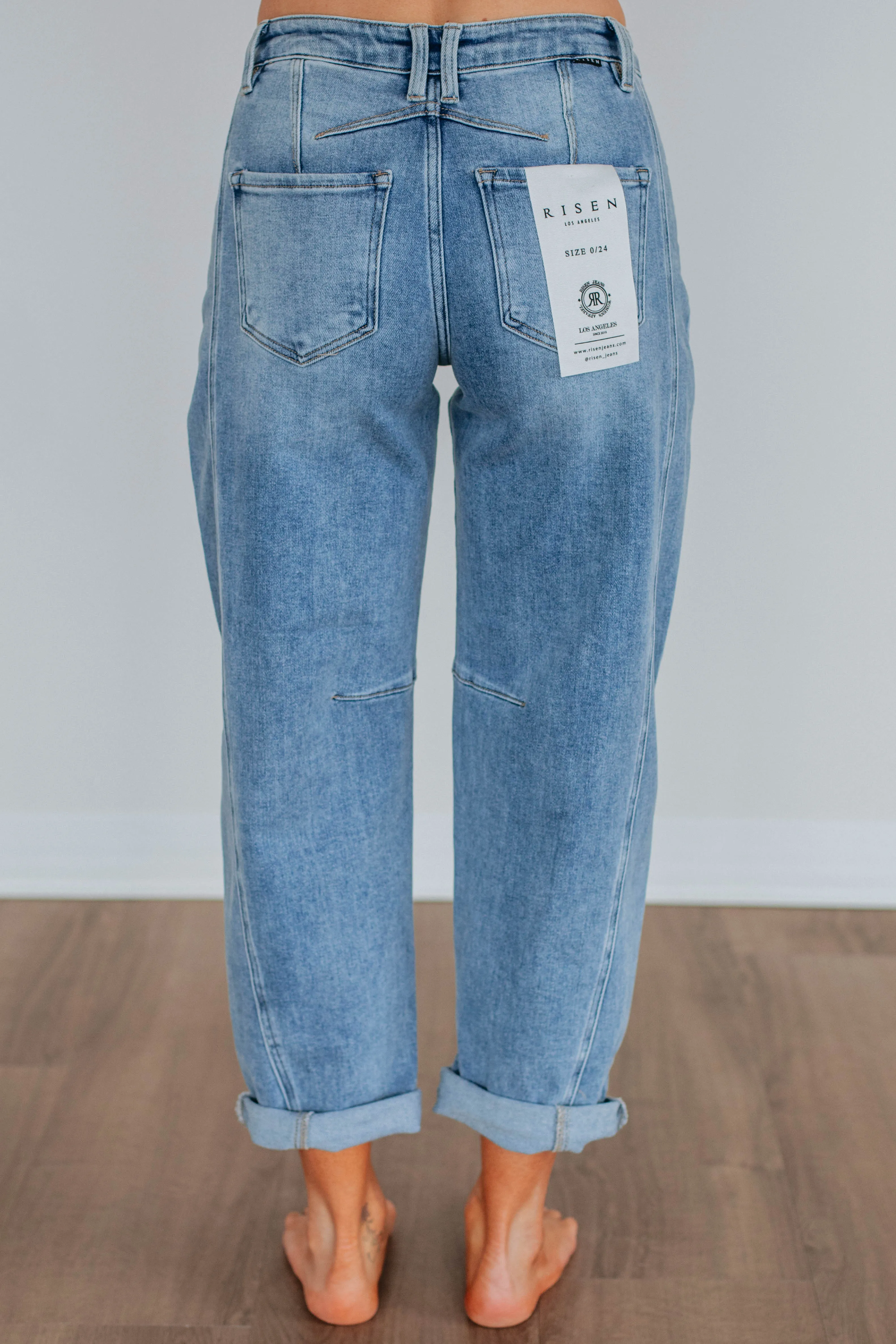 Caleb Risen Jeans - Medium Wash,Jeans Women