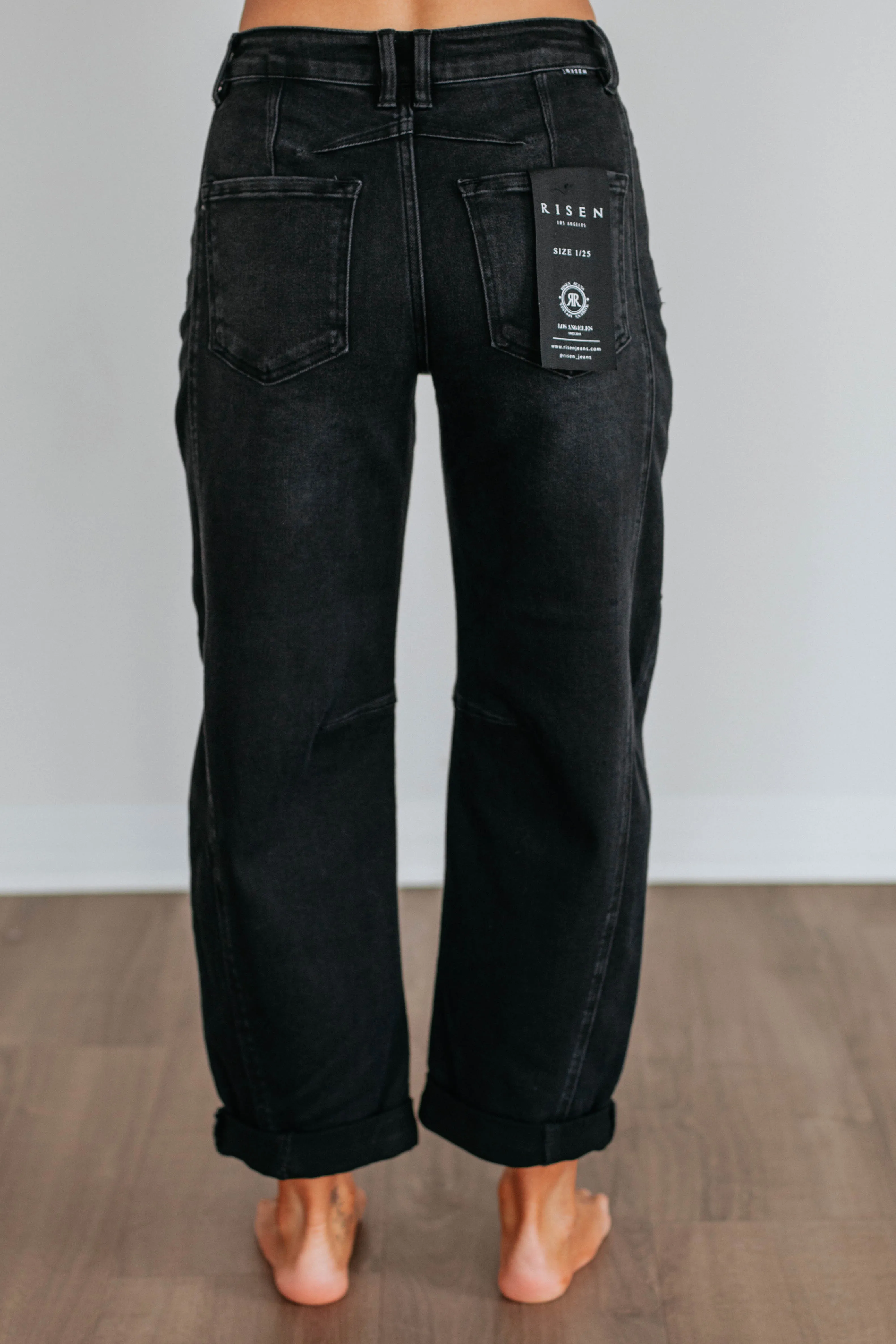 Caleb Risen Jeans - Vintage Black,Jeans Women