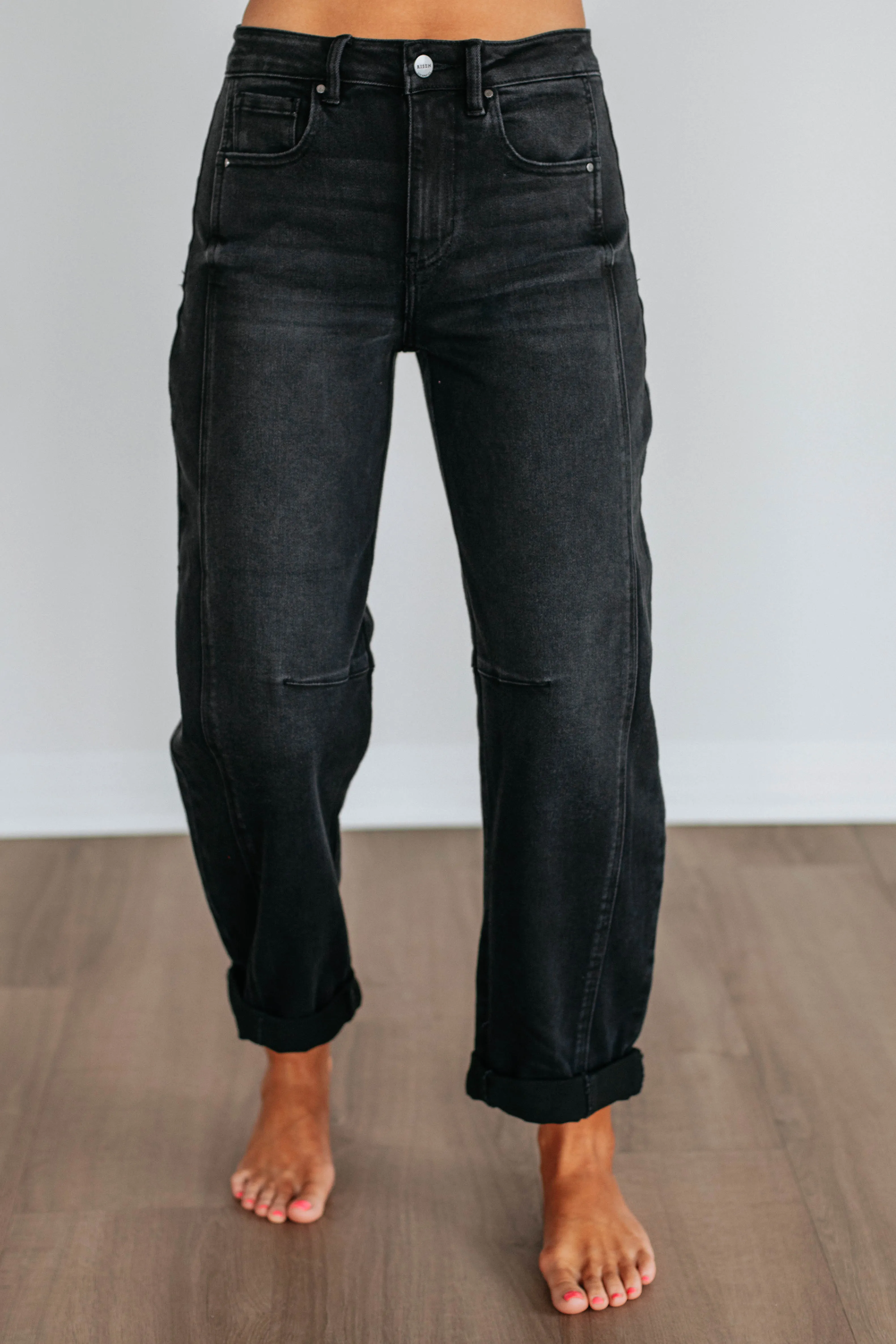 Caleb Risen Jeans - Vintage Black,Jeans Women