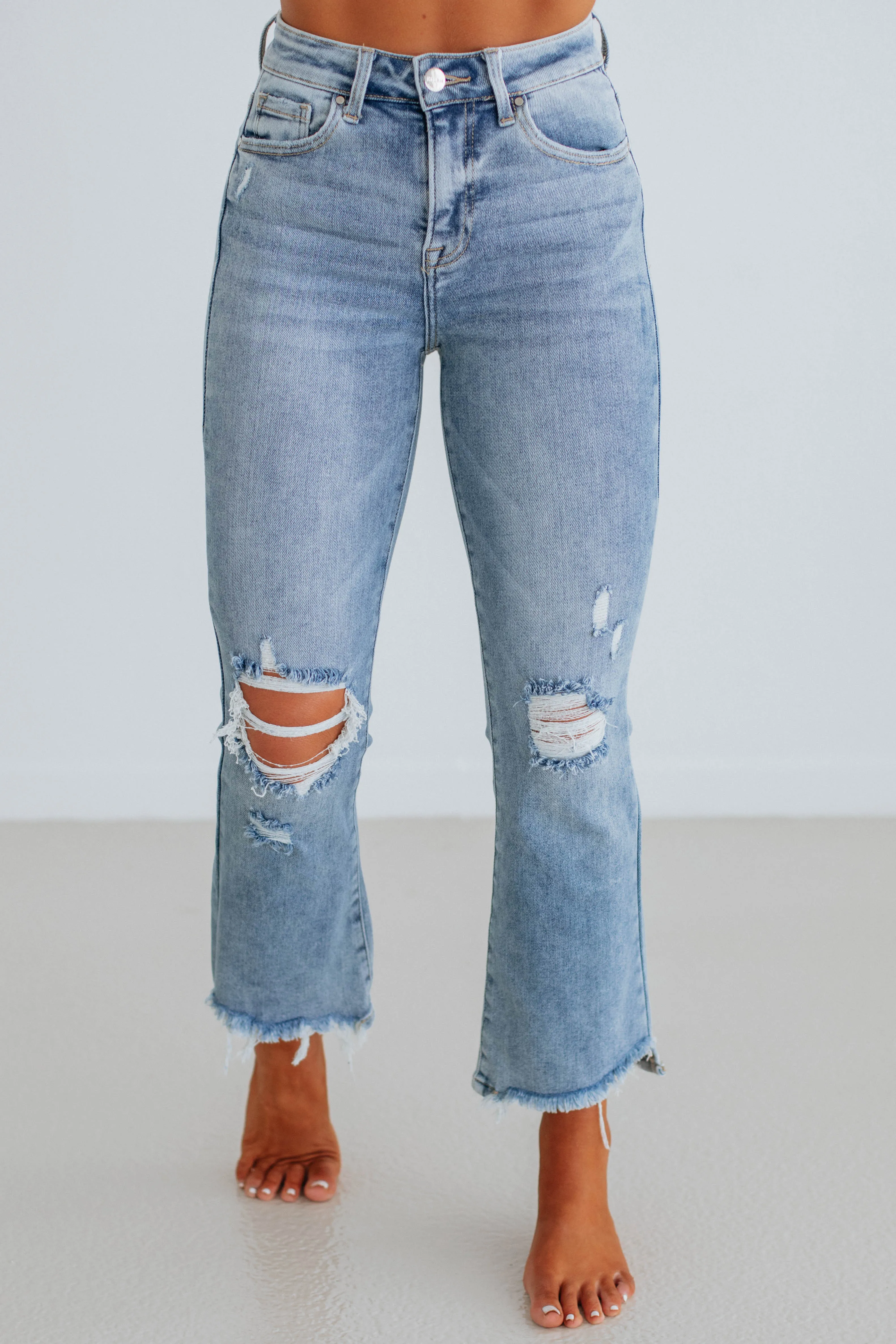 Cammi Risen Jeans - Light Wash,Jeans Women