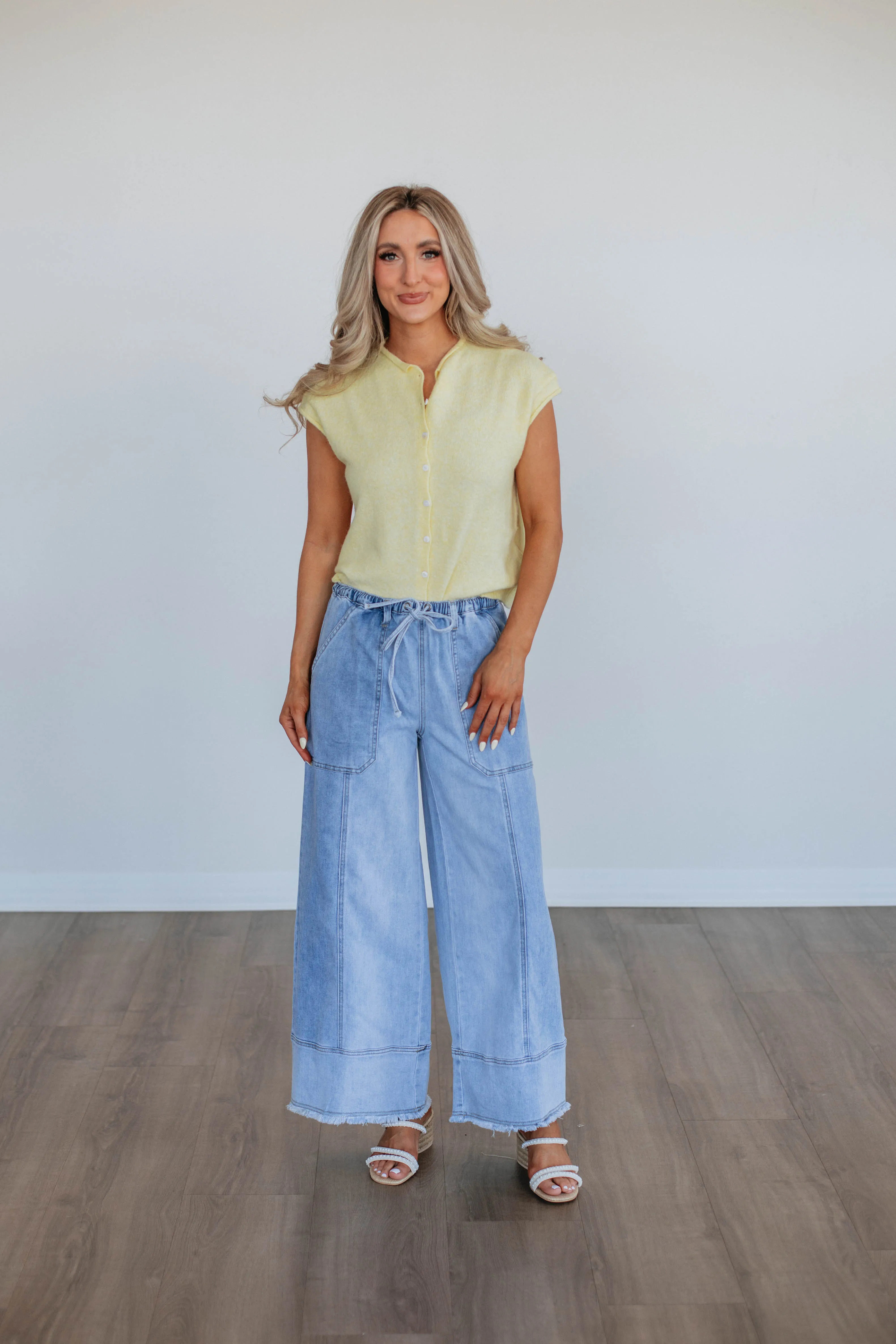 Camry Cardigan Top - Butter,Women Sweater