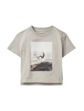 Catching Waves Tee - Charcoal,Kids