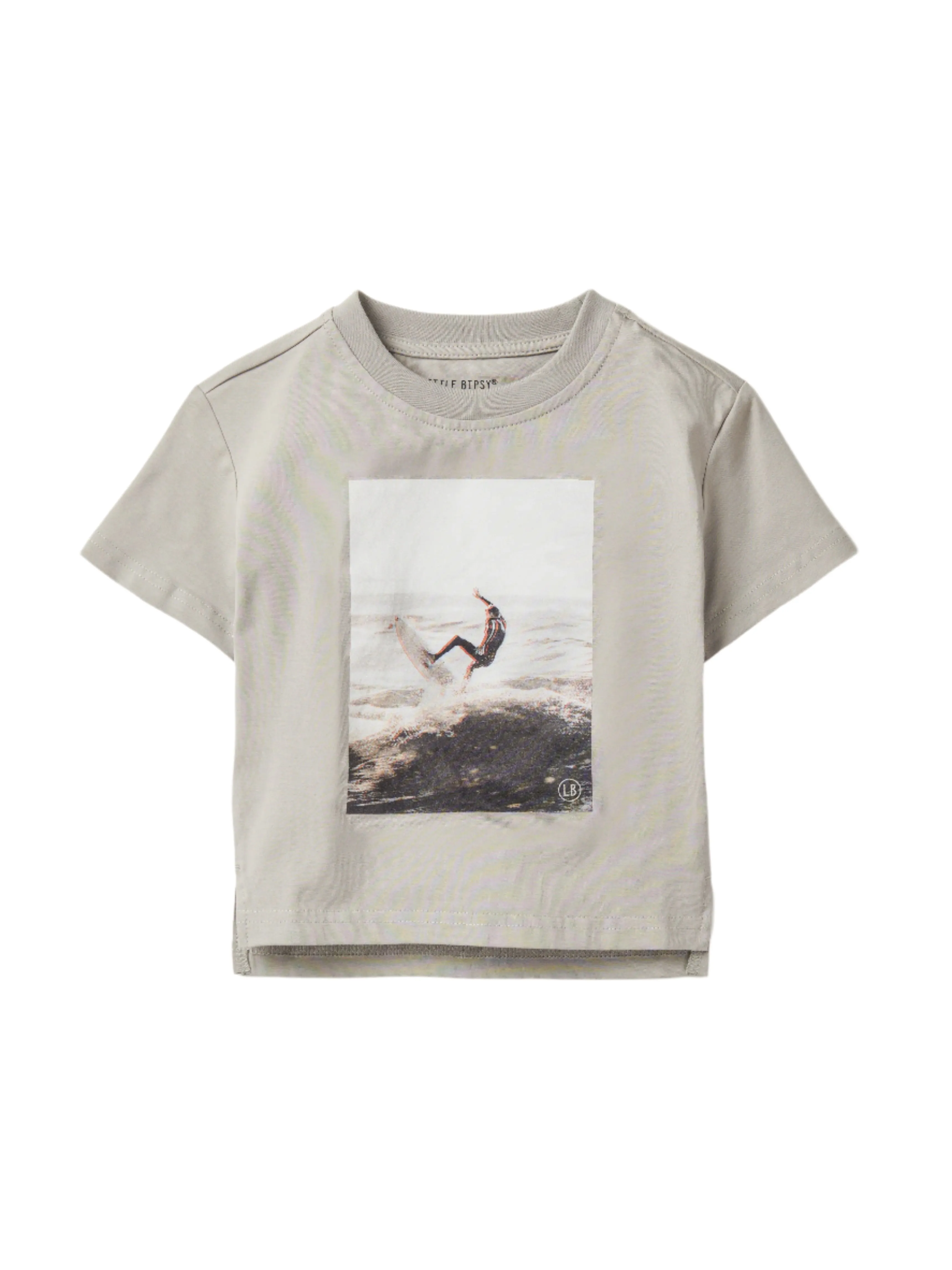 Catching Waves Tee - Charcoal,Kids