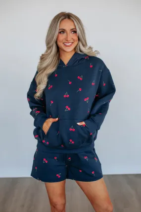 Cherry Picked Lounge Sweatshirt,Women Sweater