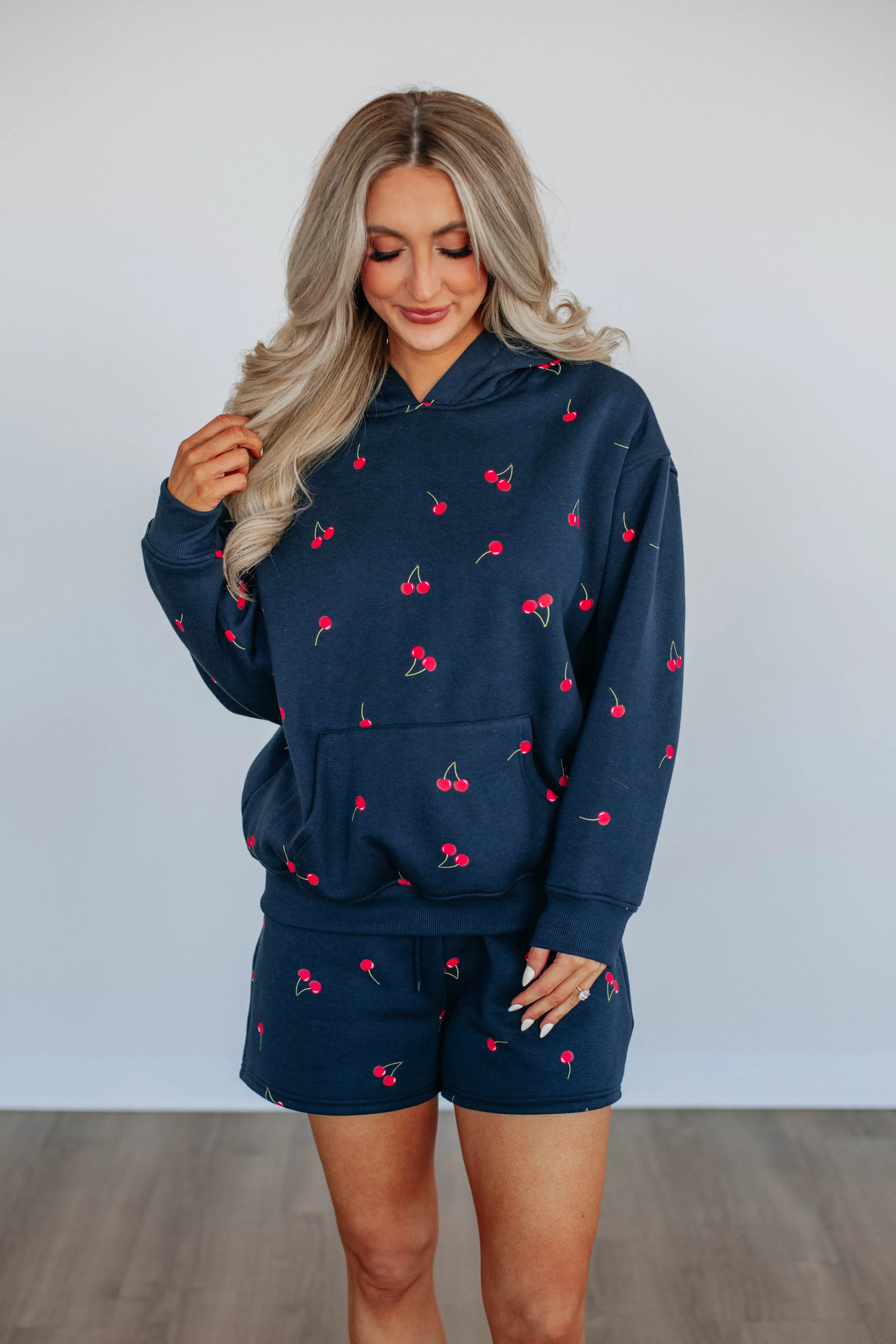 Cherry Picked Lounge Sweatshirt,Women Sweater