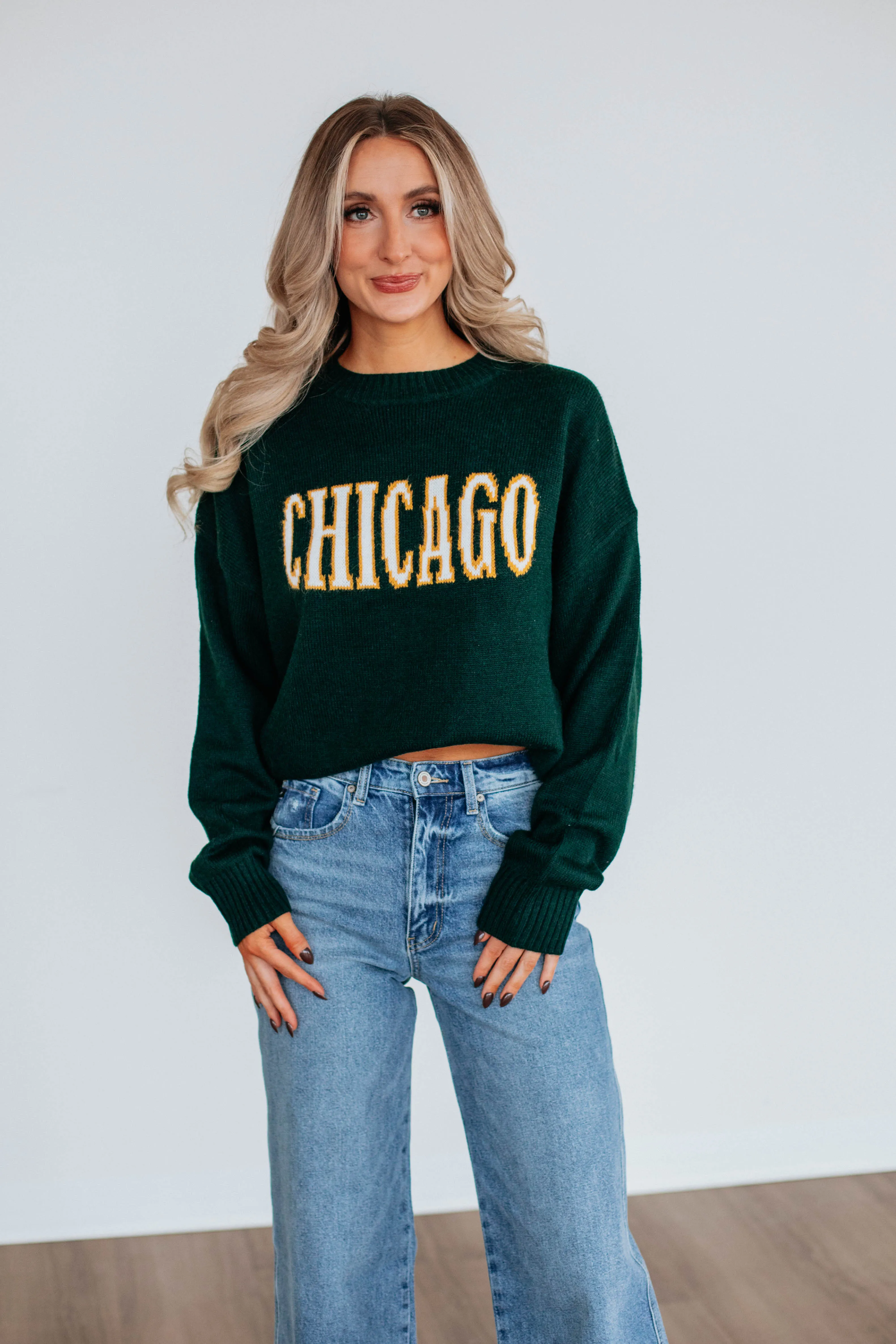 Chicago Knit Sweater,Women Sweater