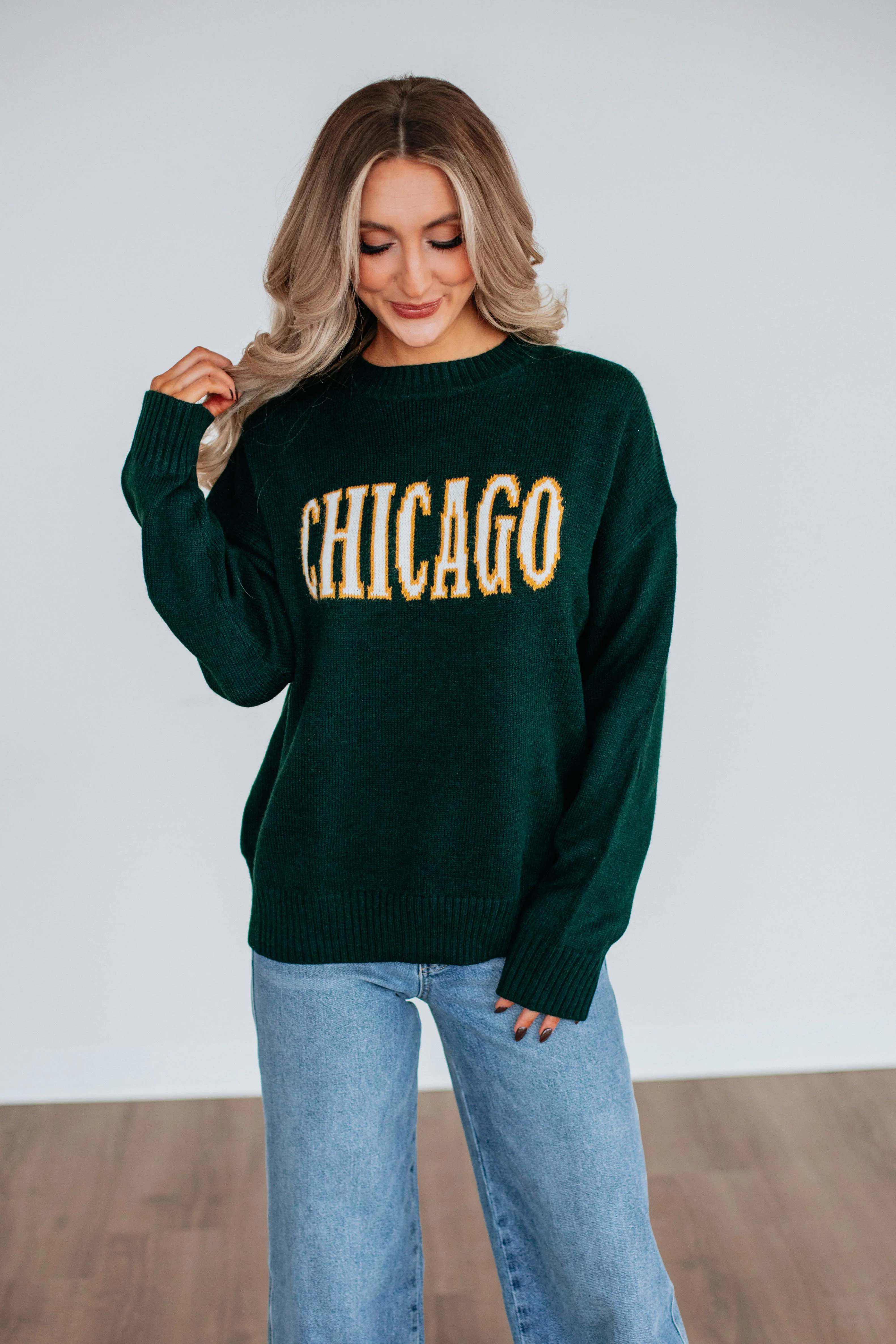 Chicago Knit Sweater,Women Sweater