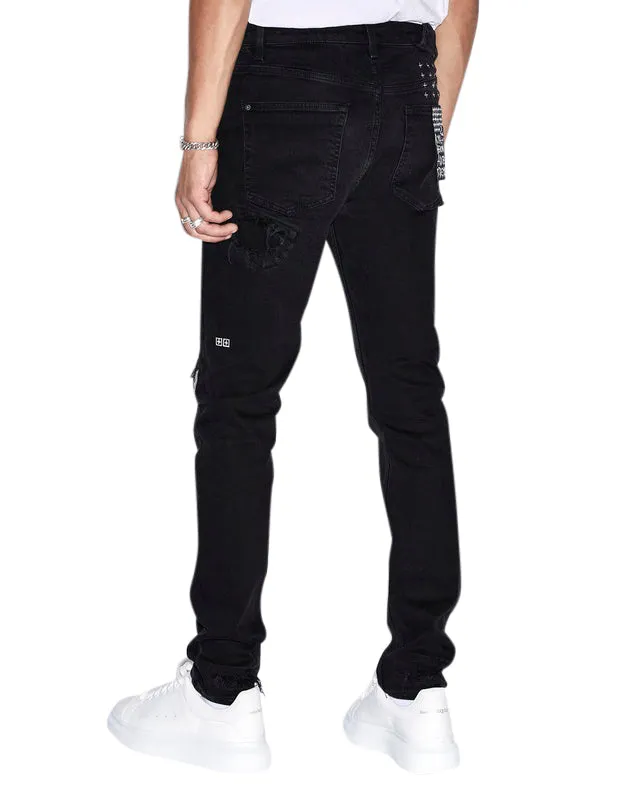 CHITCH BONEYARD BLACK,Jeans