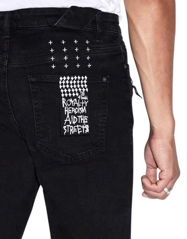 CHITCH BONEYARD BLACK,Jeans
