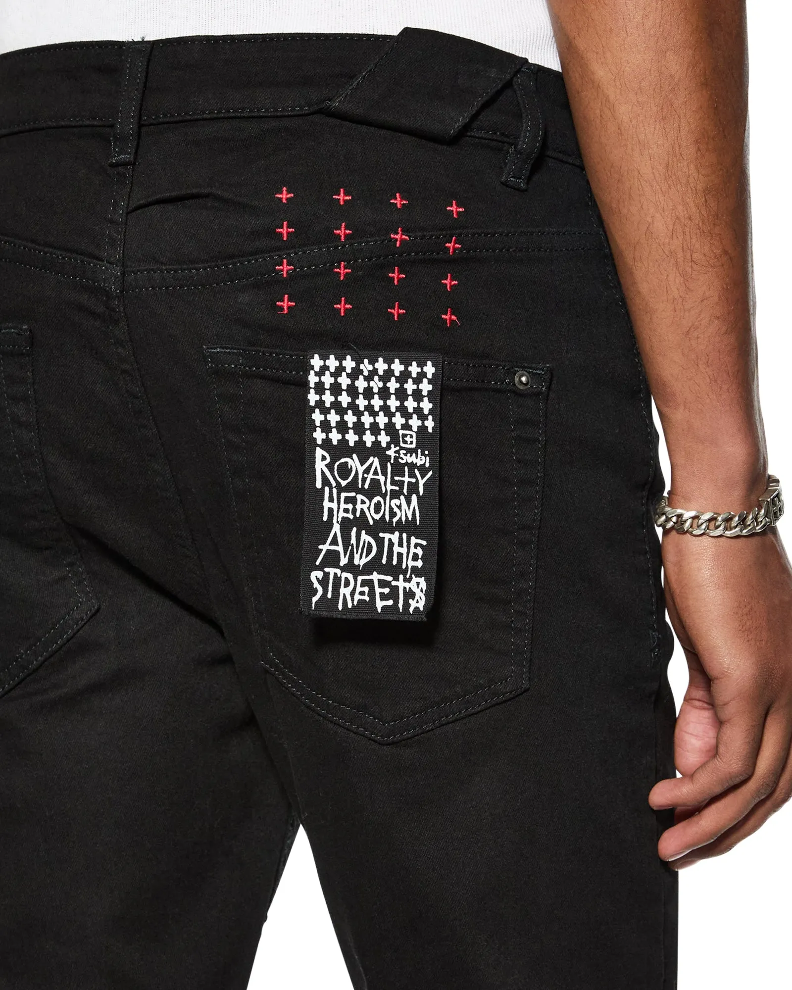 CHITCH LAID BLACK,Jeans