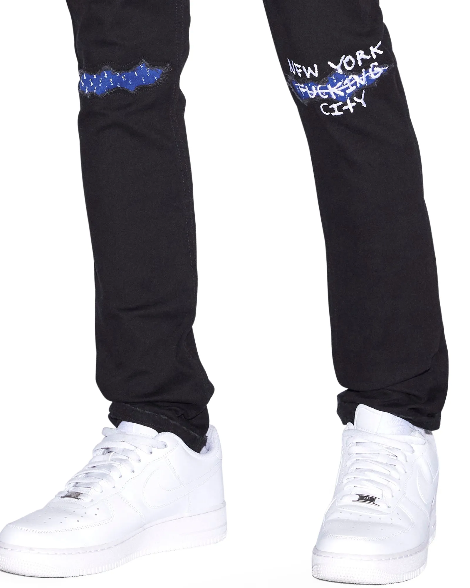CHITCH NYC LAID BLACK,Jeans