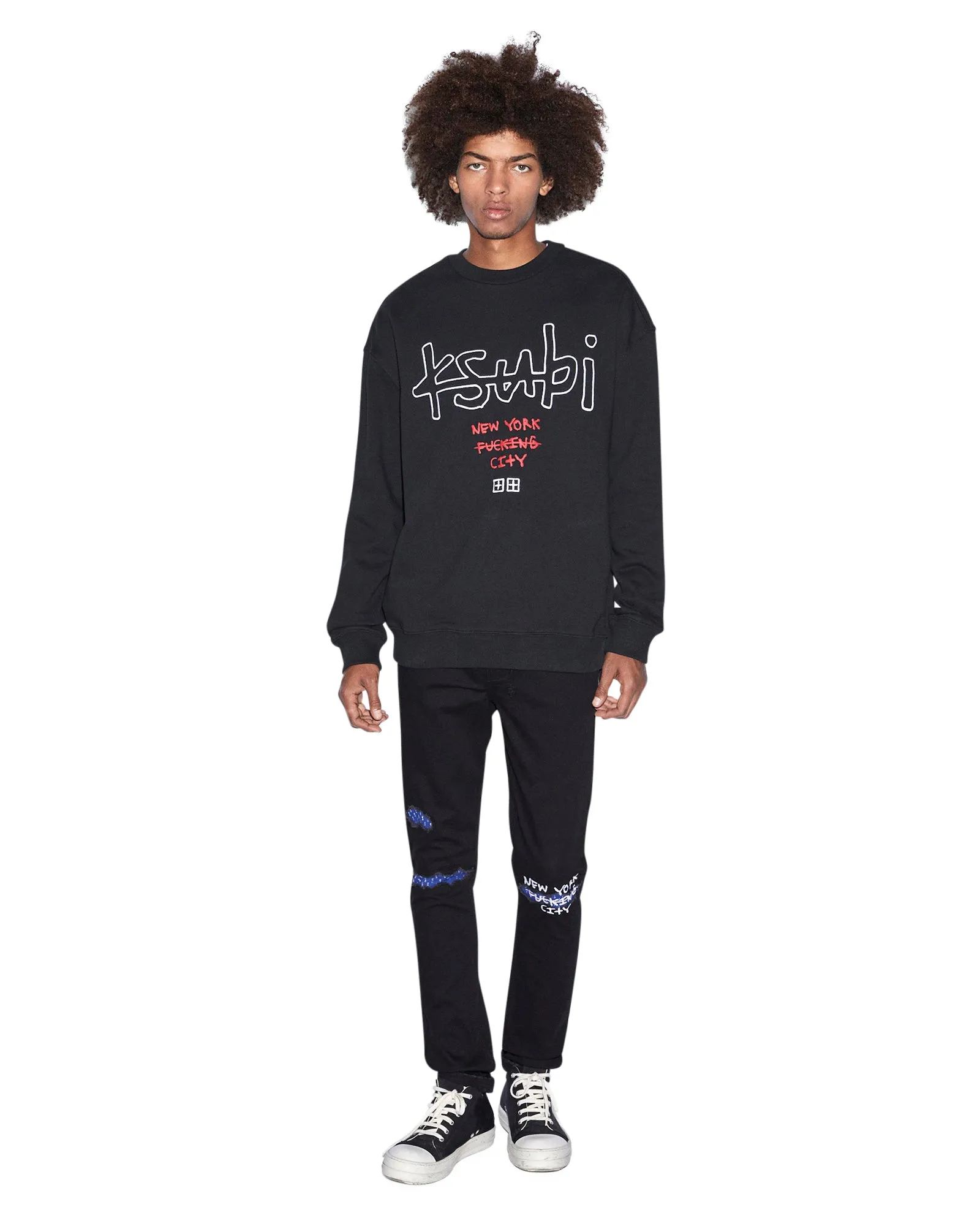 CHITCH NYC LAID BLACK,Jeans