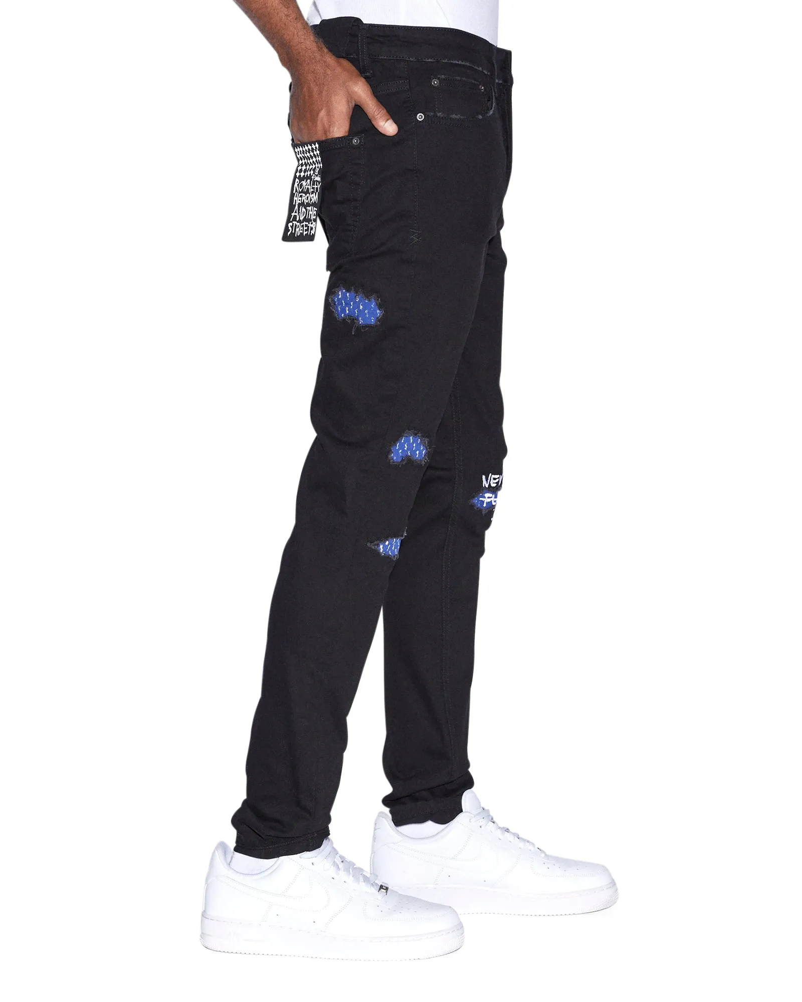 CHITCH NYC LAID BLACK,Jeans
