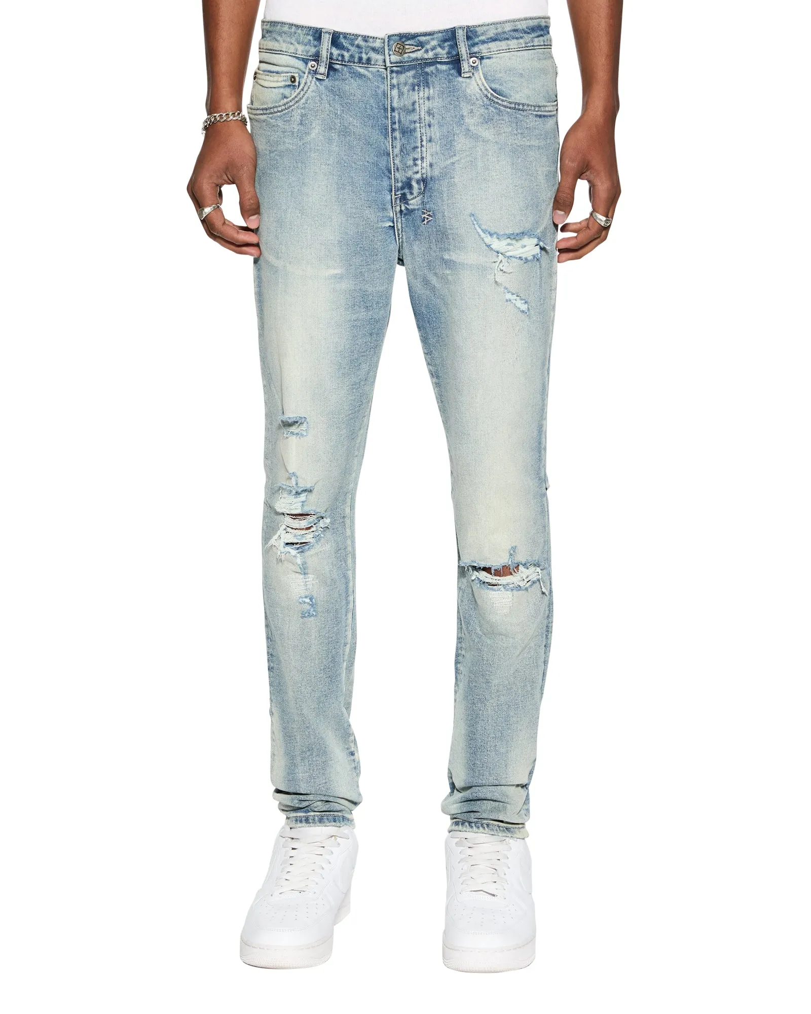 CHITCH PUNK BLUE THRASHED,Jeans