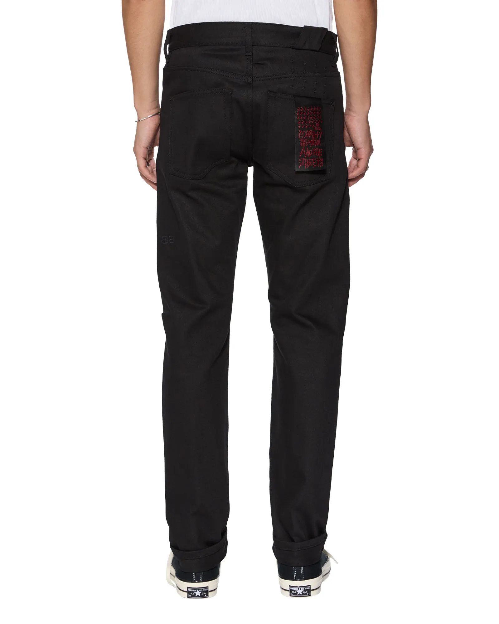 CHITCH SELVEDGE RAW BLACK,Jeans